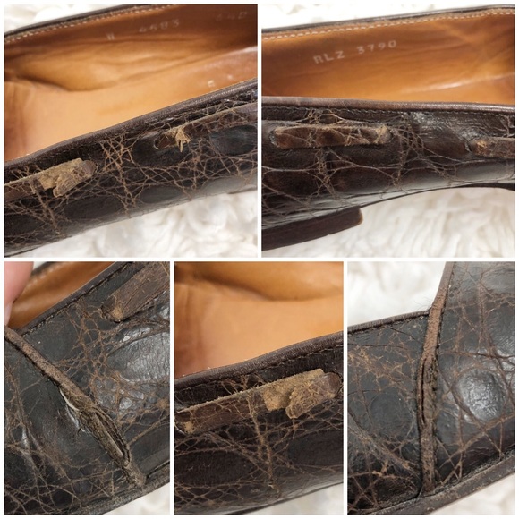 Ralph Lauren Vintage Crocodile Leather Loafers - Picture 8 of 8